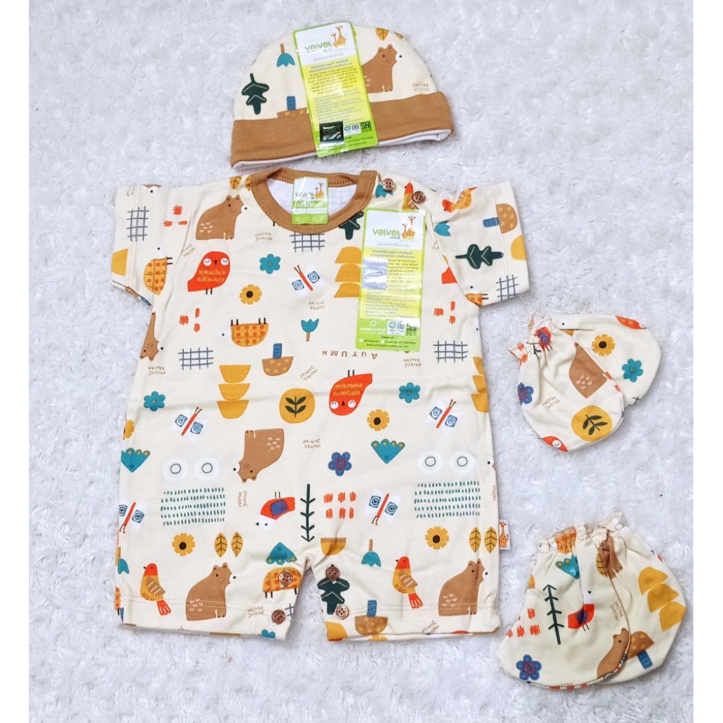 VELVET JUNIOR BAJU NEW BORN SET / VELVET JUNIOR Baju bayi baru lahir