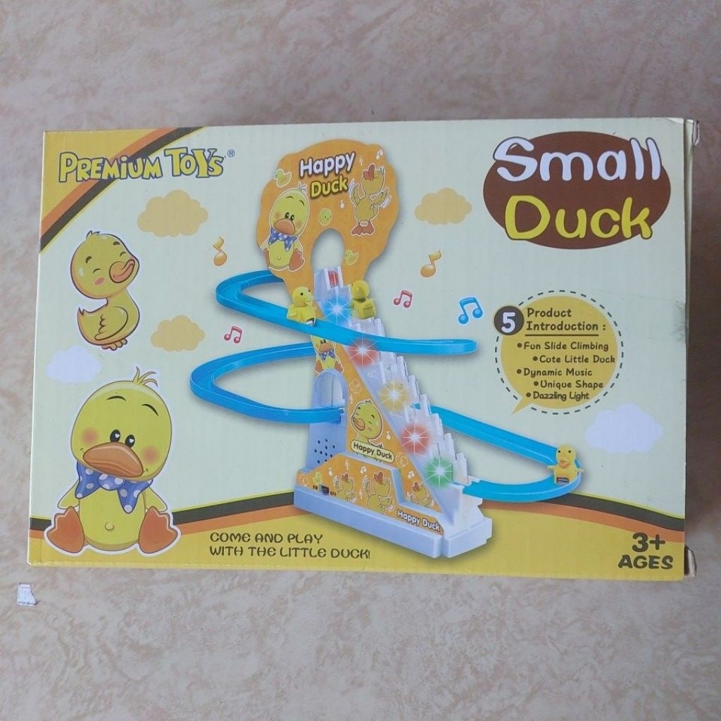 MAINAN ANAK PREMIUM TOYS PR 17386 SMALL DUCK HAPPY DUCK COME AND PLAY WITH THE LITTLE DUCK HARGA BEL
