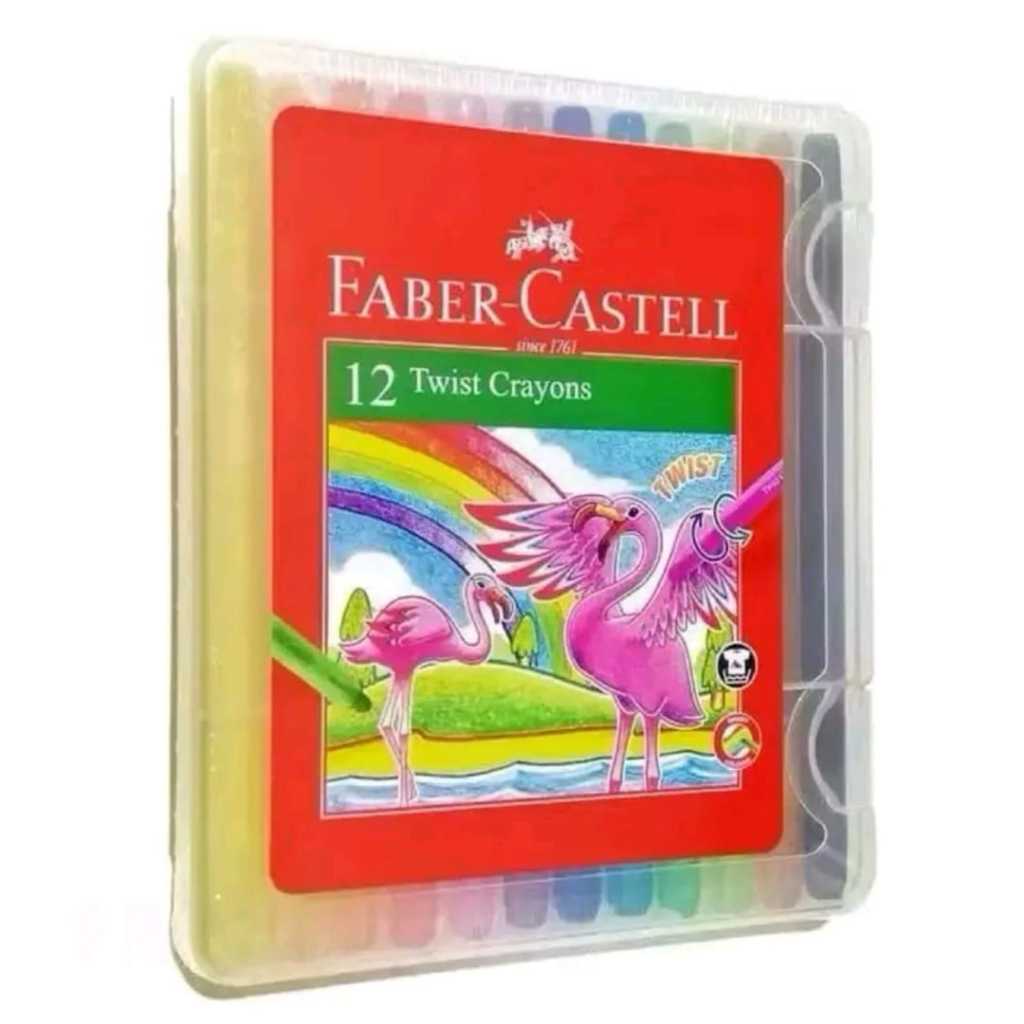 

TWIST CRAYON / Crayon putar set 12 Faber castell