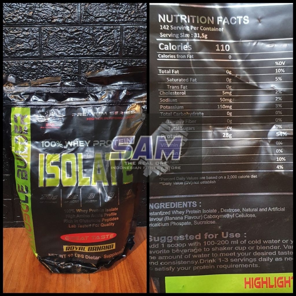Suplemen Fitness BXN Isolate 10 lb Whey Protein Isolate