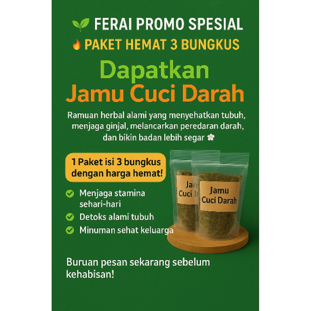 

Herbastia herbal/jamu/ramuan gagal ginjal dan cuci darah