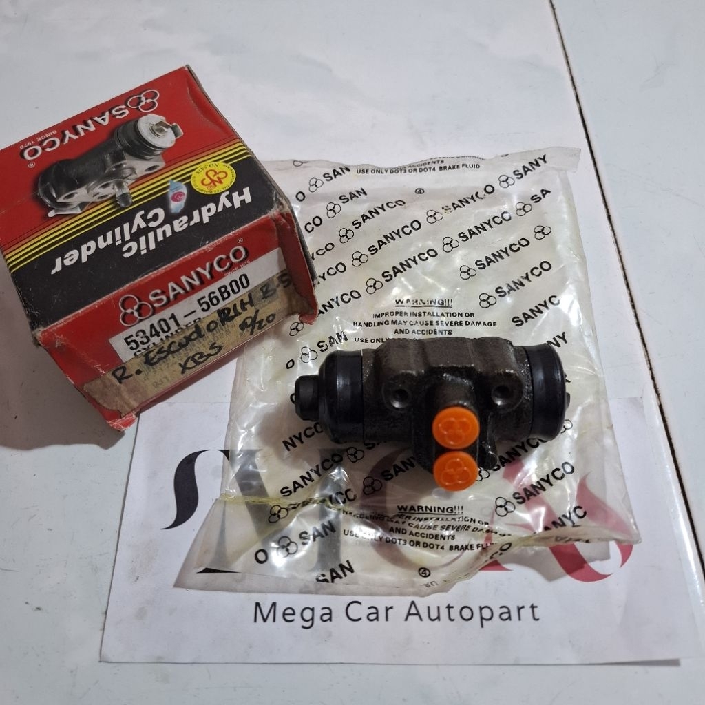 Master rem roda / wheel cylinder Belakang kanan Suzuki Escudo 1.6 / Vitara 1.6 / Sidekick 1.6 Sanyco