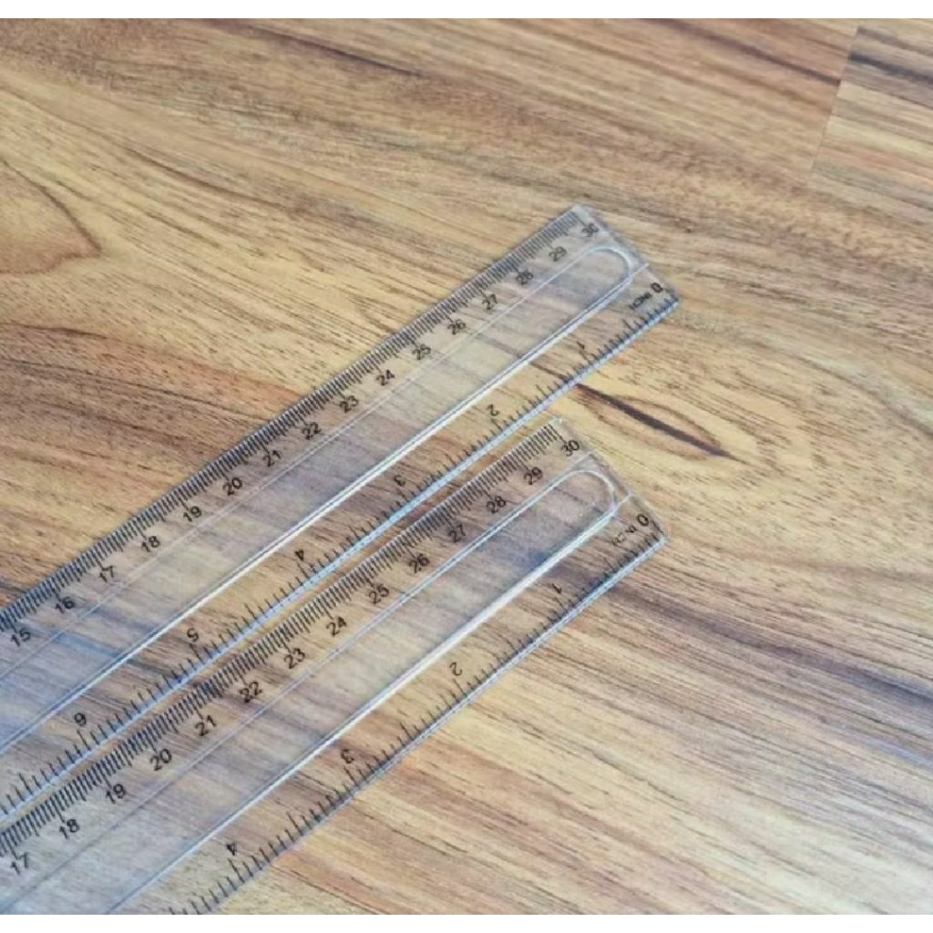 

(FREE PACKING KARDUS) Peenggaris plastik 30cm berkualitas