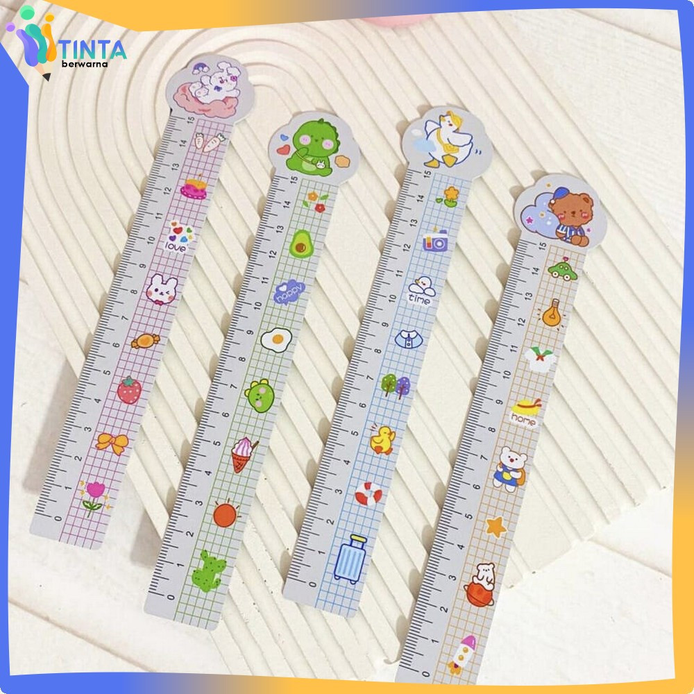 

Penggaris Anak Pelajar Plastik 15cm Karakter Lucu Alat Tulis Sekolah / Penggaris Lucu Pelajar Plastic Ruler Cartoon Serbaguna Tinta Berwarna A91