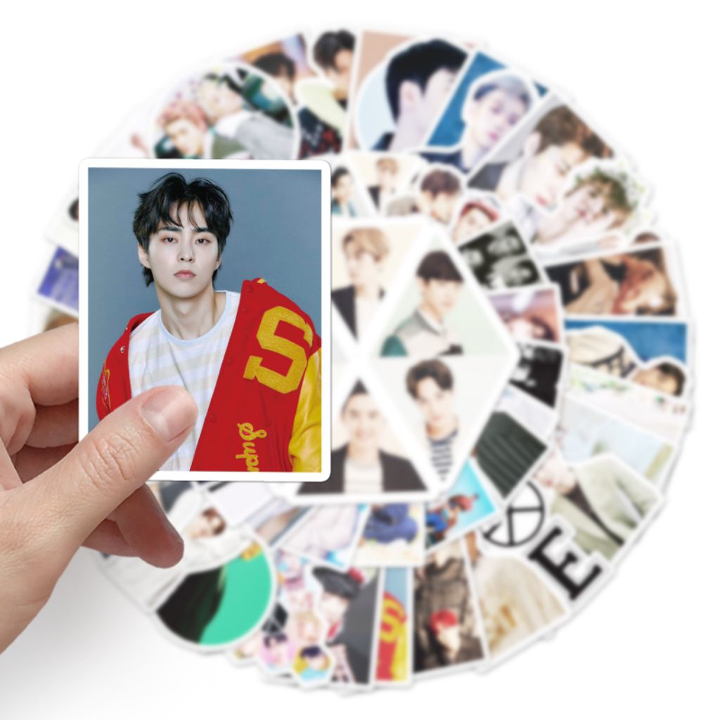 [50 Pcs] DECO STICKER | STICKER DIY | JURNAL AESTHETIC [DS-236] EXO Idol Korea Sticker Koper, HP Lap