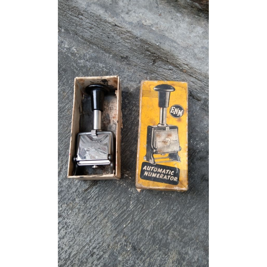 

Vintage ENM Universal Automatic Made in England stempel nomor jadul lawas