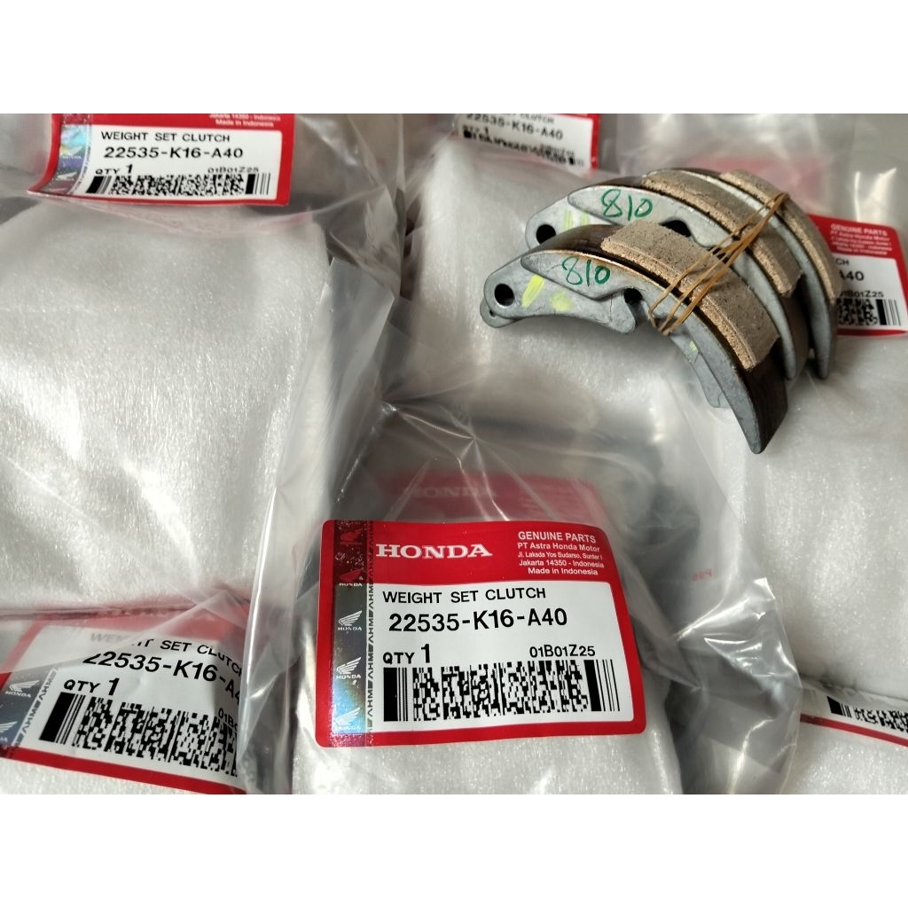 kampas ganda only honda original-22535-K16-A40- beat fi 2017-scopy donat- beat new