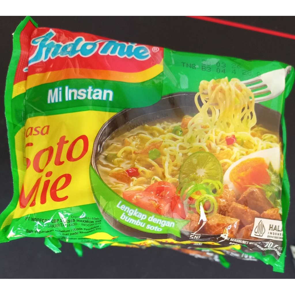 

Indomie Rasa Soto Mie (5 Pcs)