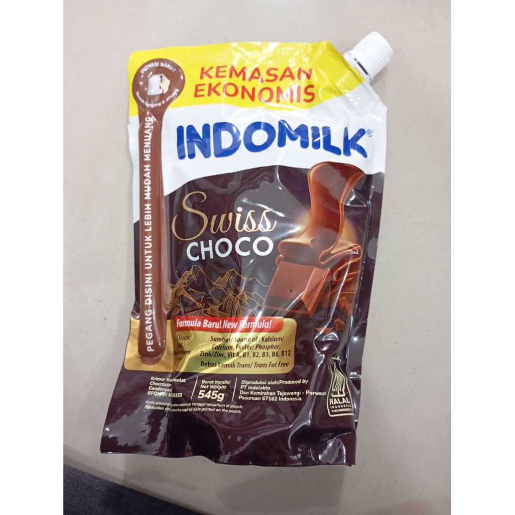 

INDOMILK Susu Kental Manis Pouch 575gr SKM Putih Cokelat