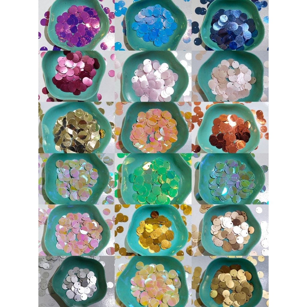 Payet Piringan Sequin Dolar 10mm
