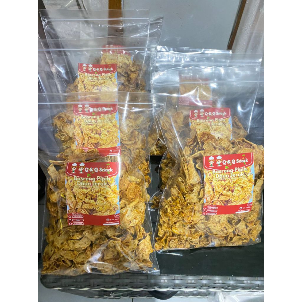 

Basreng Daun Jeruk – Asin / Pedas / Extra Pedas | Q&Q Snack