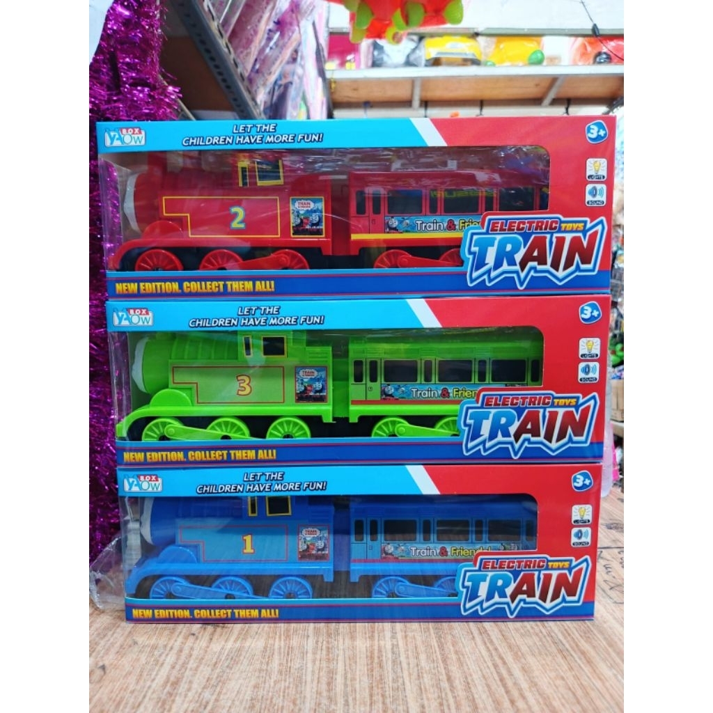 Mainan Anak Kereta Thomas Ada Lampu Musik