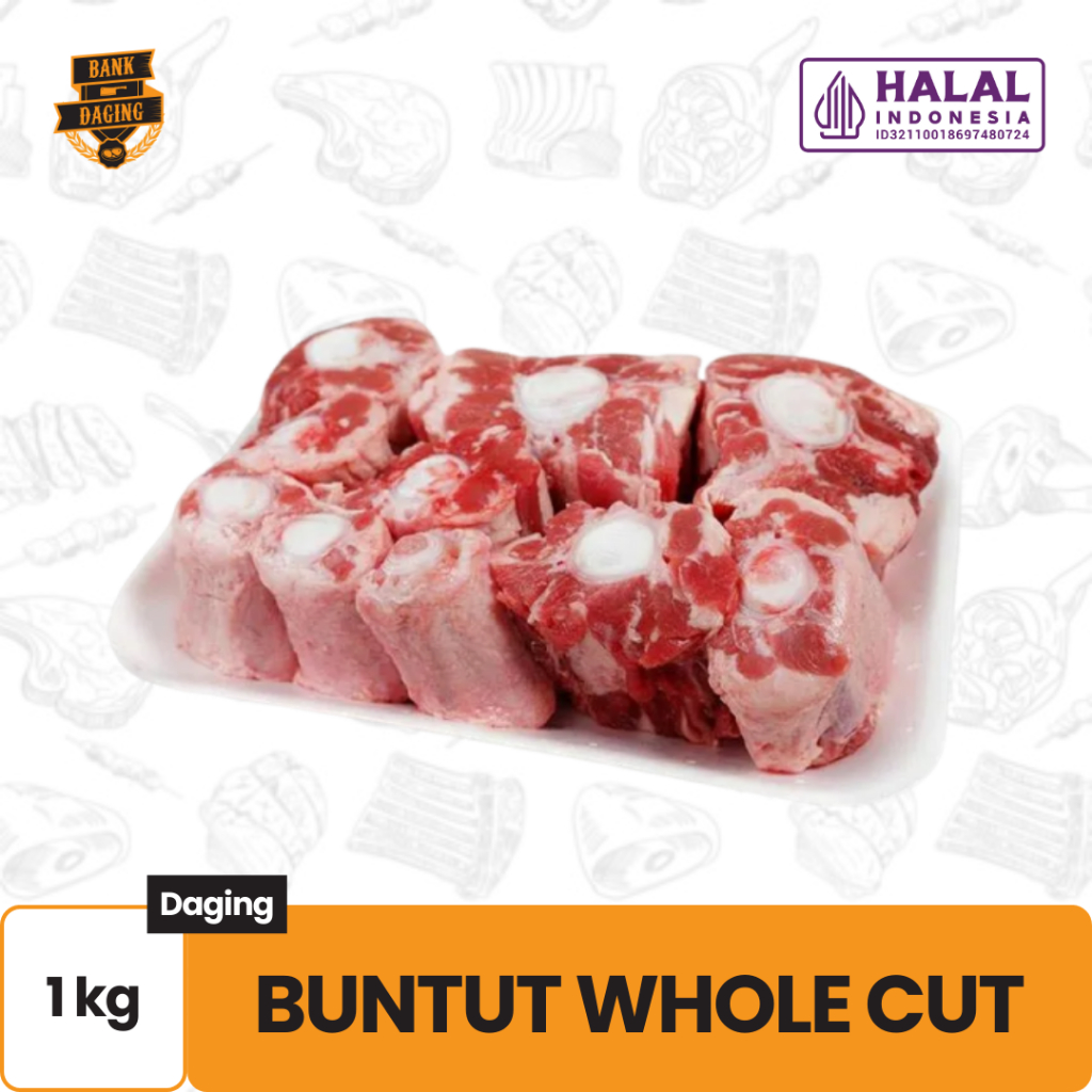 

BUNTUT WHOLECUT 1KG BANKDAGING