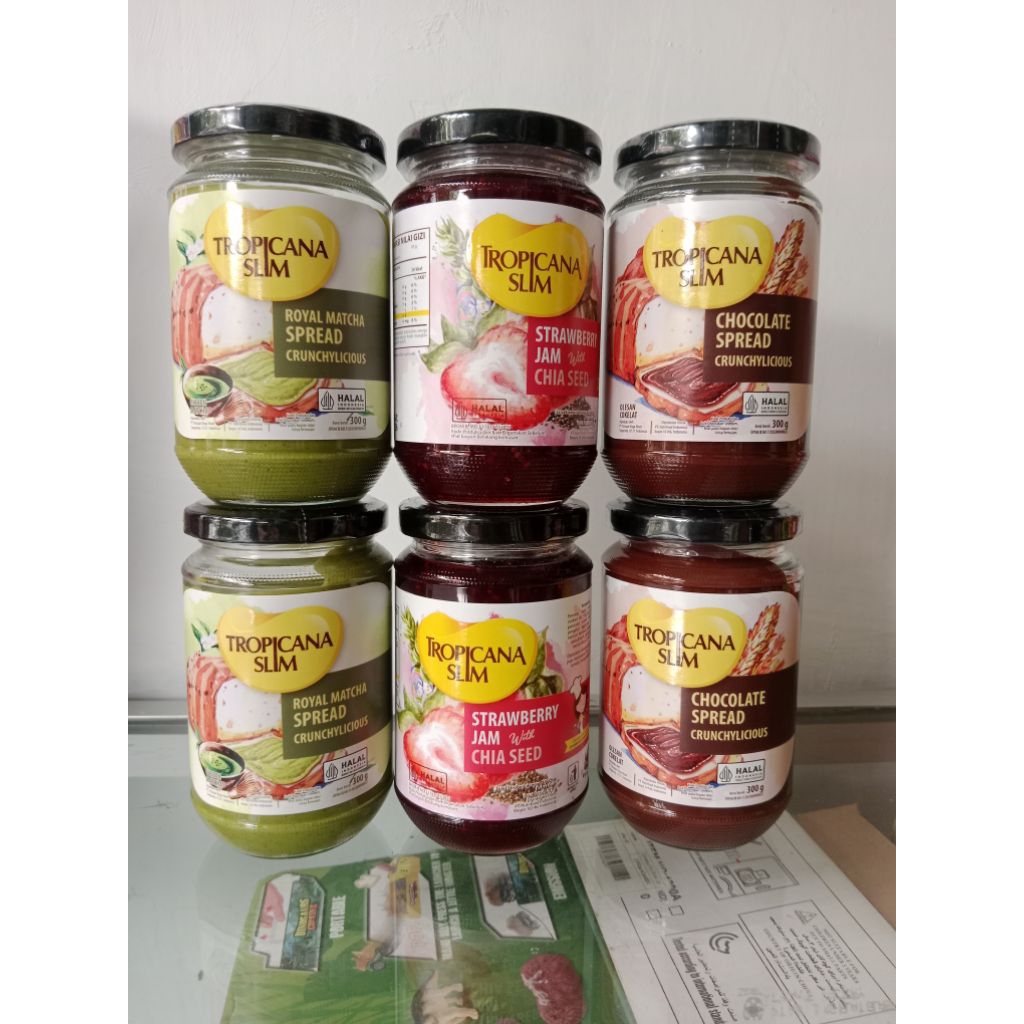 

Tropicana Slim Selai Coklat - Greentea - Strawberry