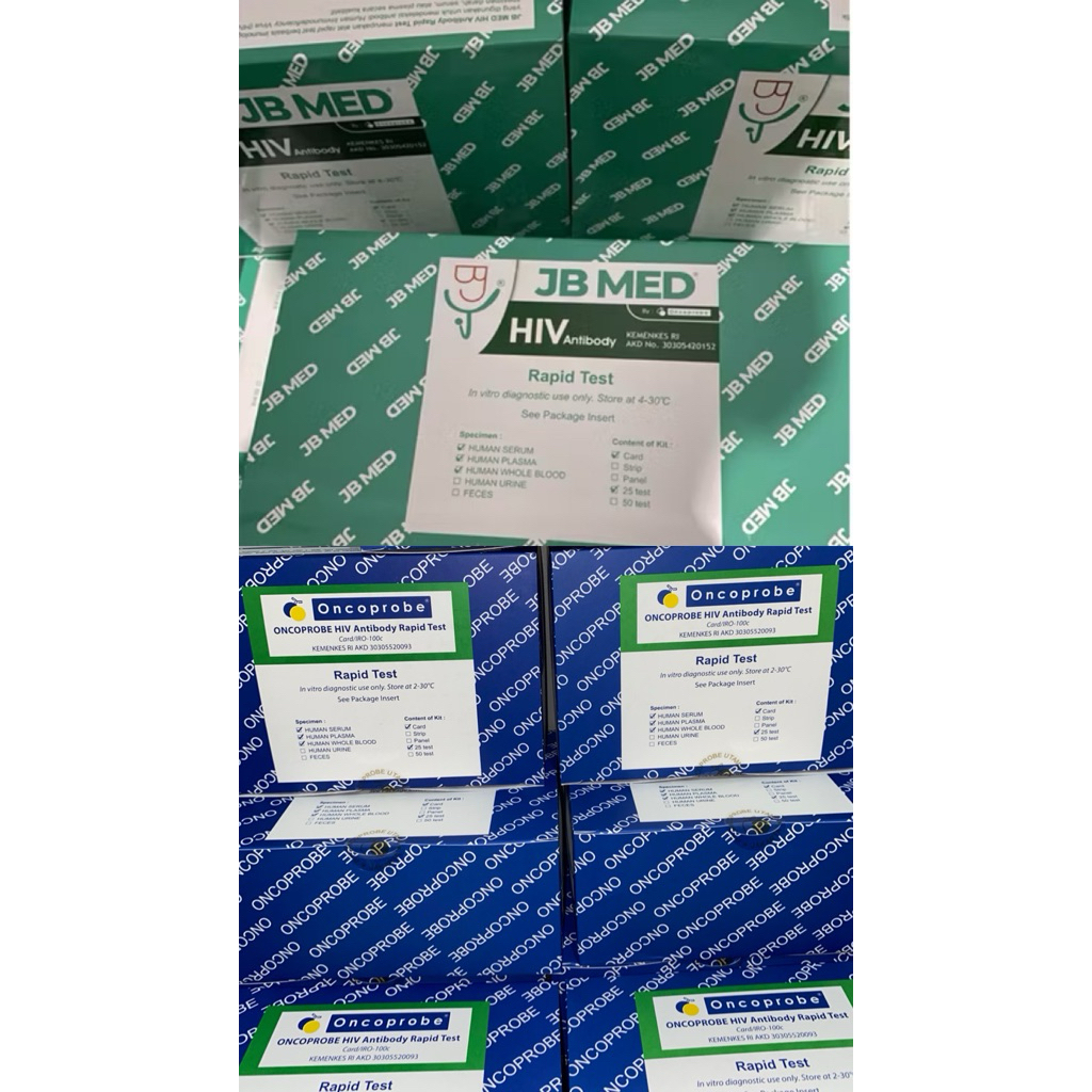 hiv oncoprobe hiv jb med oncoprobe card 25 test