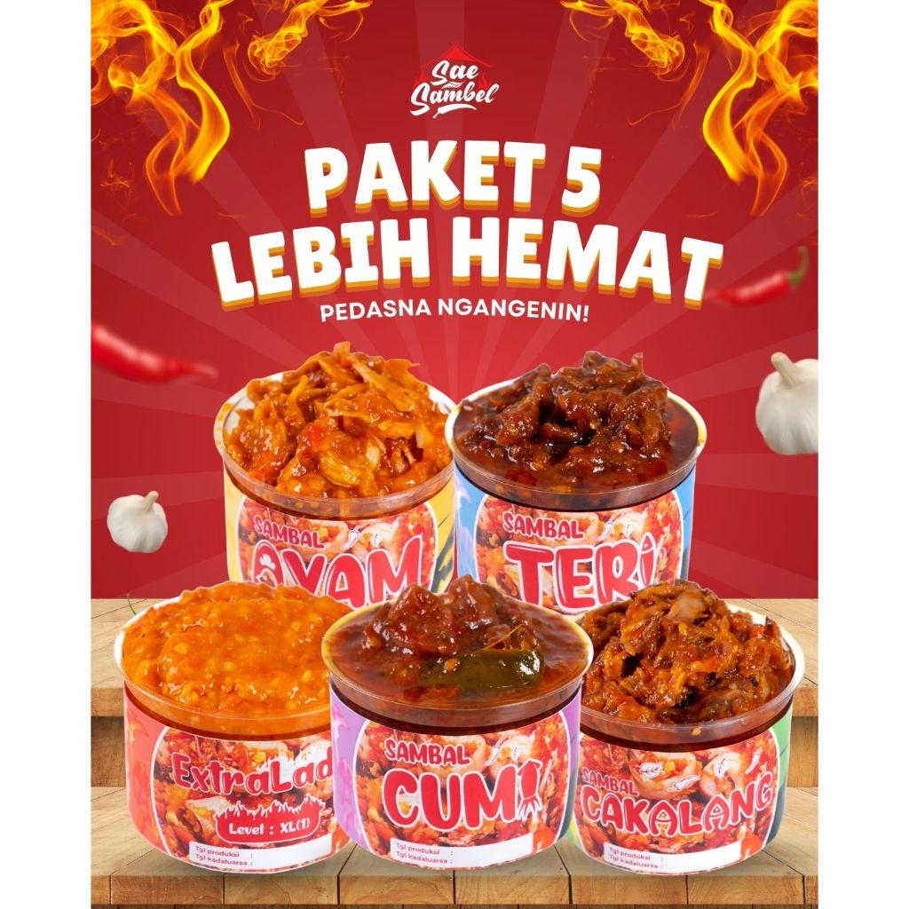 

Paket Ber 5 Saesambal Khas Sunda