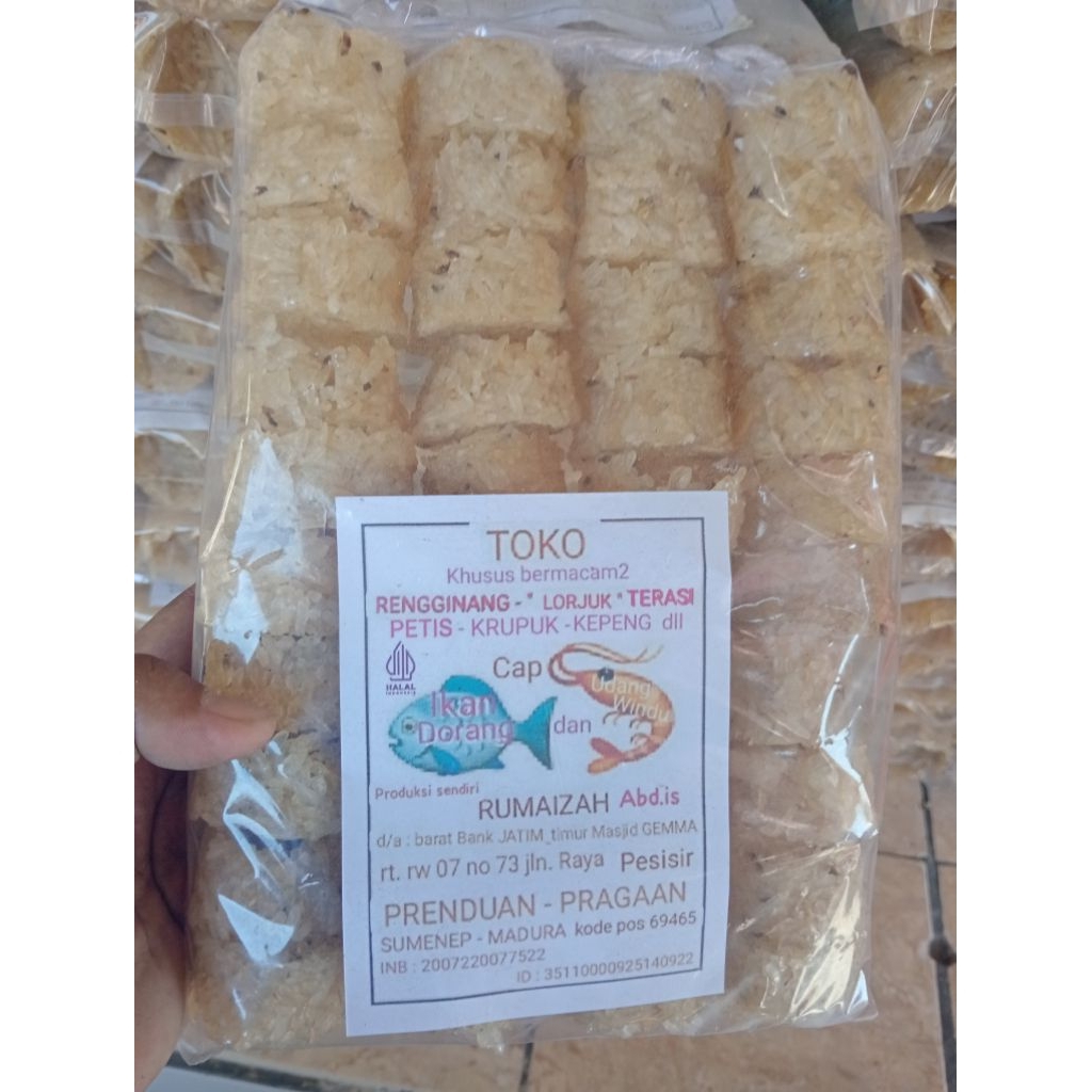 

(no.1) Rengginang Lorjuk/Rengginang Madura Isi 40 biji