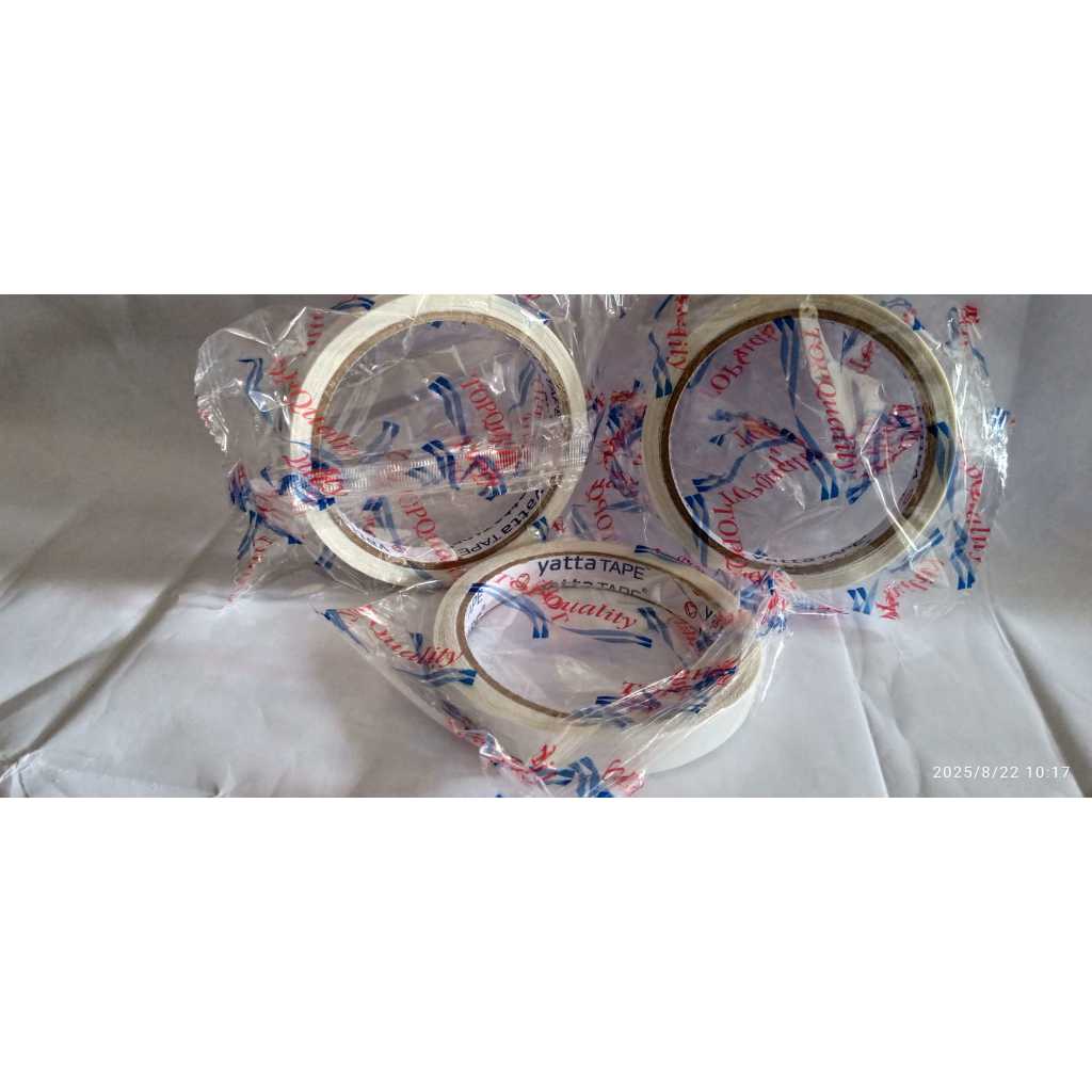 

Double Tape kertas 12mm/ Double side tape 1/2 inchi
