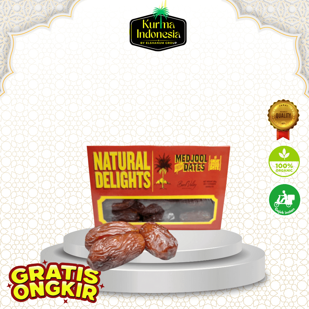 

Medjool Fresh Date 1kg Medjool Natural Delight Premium Medjool California Kurma Medjool - Kurma Indonesia