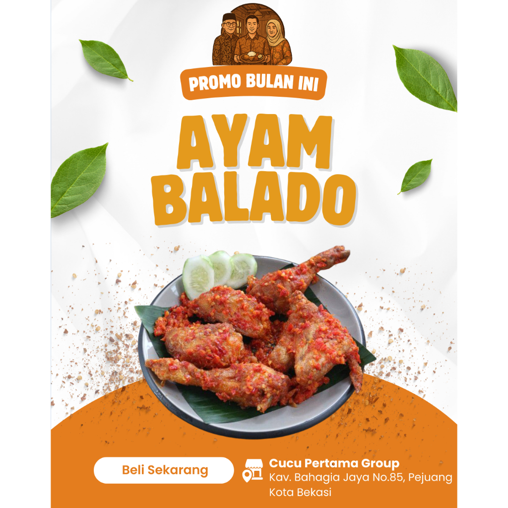 

Ayam Balado Merah Tradisional Siap Santap