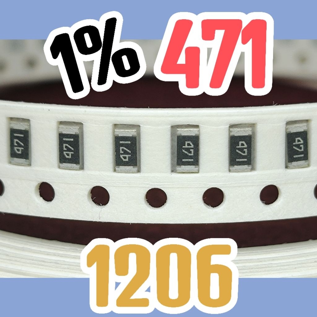 10pcs Chip resistor smd 4700 471 470R 1% size 1206 3216 470ohm 470 ohm
