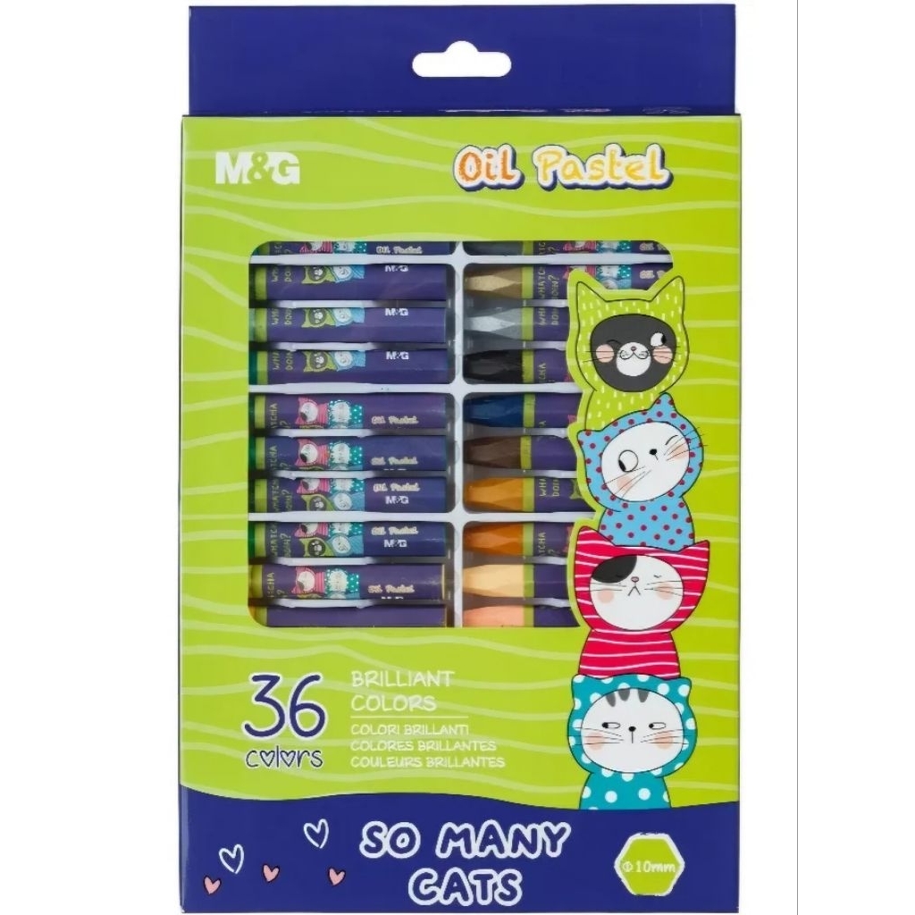 

M&G Oil Pastel 36 Warna – So Many Cats Series