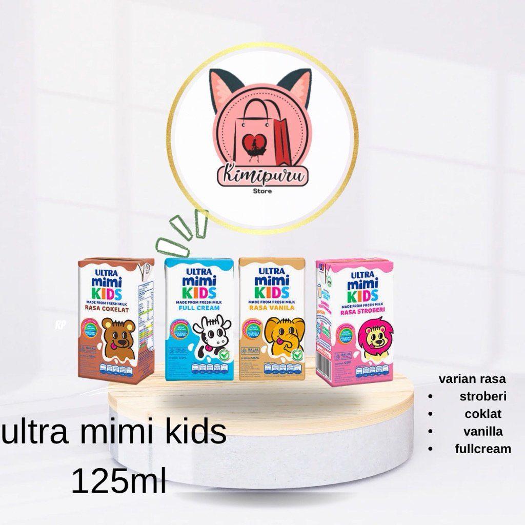 

Ultra Mimi Kids SATUAN / Susu UHT SATUAN / Fresh milk isi 1 pcs 125ml