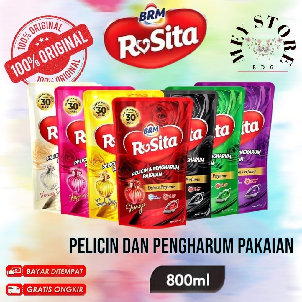 BRM Rosita Pewangi Laundry & Pelicin Setrika Refill