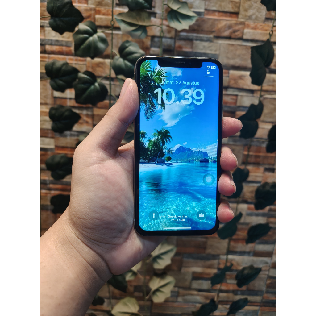 iPhone X 64GB Silver Murah