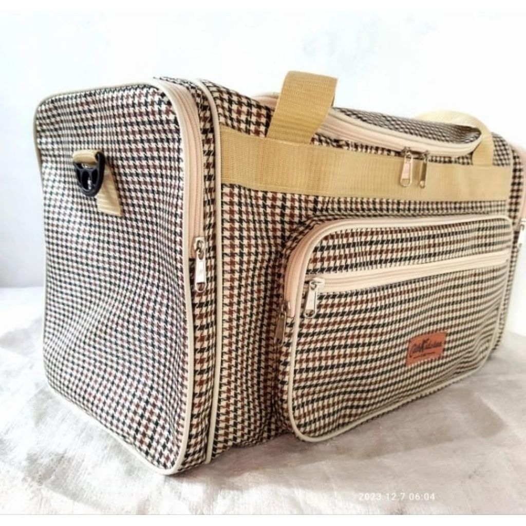 Tas baju mudik Travel bag besar motif