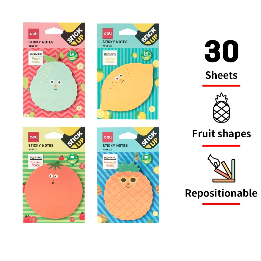 

Deli Memo tempel Fruit Sticky Notes A55602