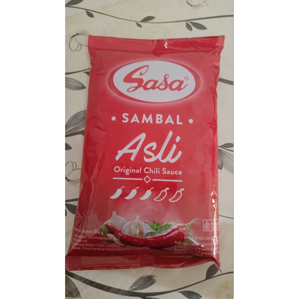 

sasa saus Sambal/ chili sauce/ ketchup/ saus tomat/ sauce/saus/tomato sauce/saos tomat sasa/saos sambal sasa 950 ml