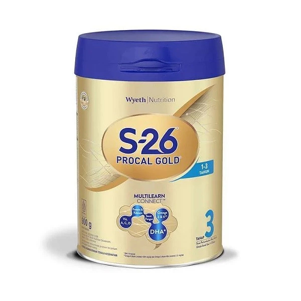 

S-26 Procal GOLD Tahap 3 Vanila Susu Pertumbuhan Anak Usia 1-3 Tahun, Kaleng 900 gr