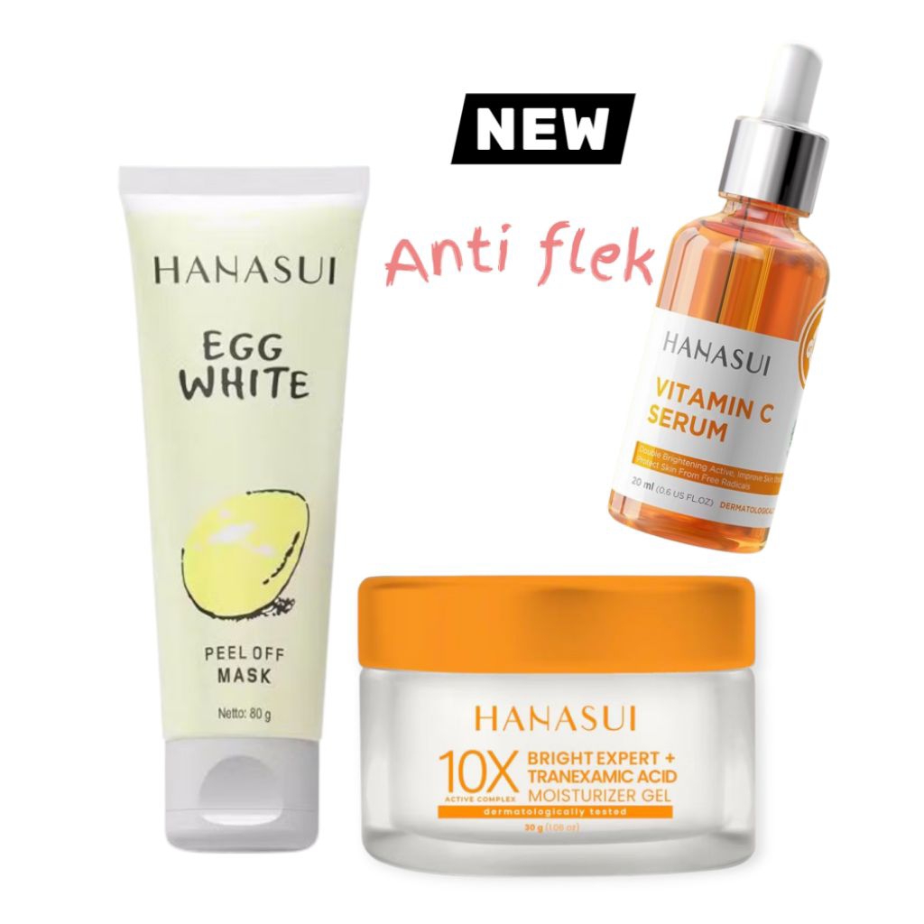 Paket Perawatan Wajah Hanasui Skincare Flek hitam muka Kusam