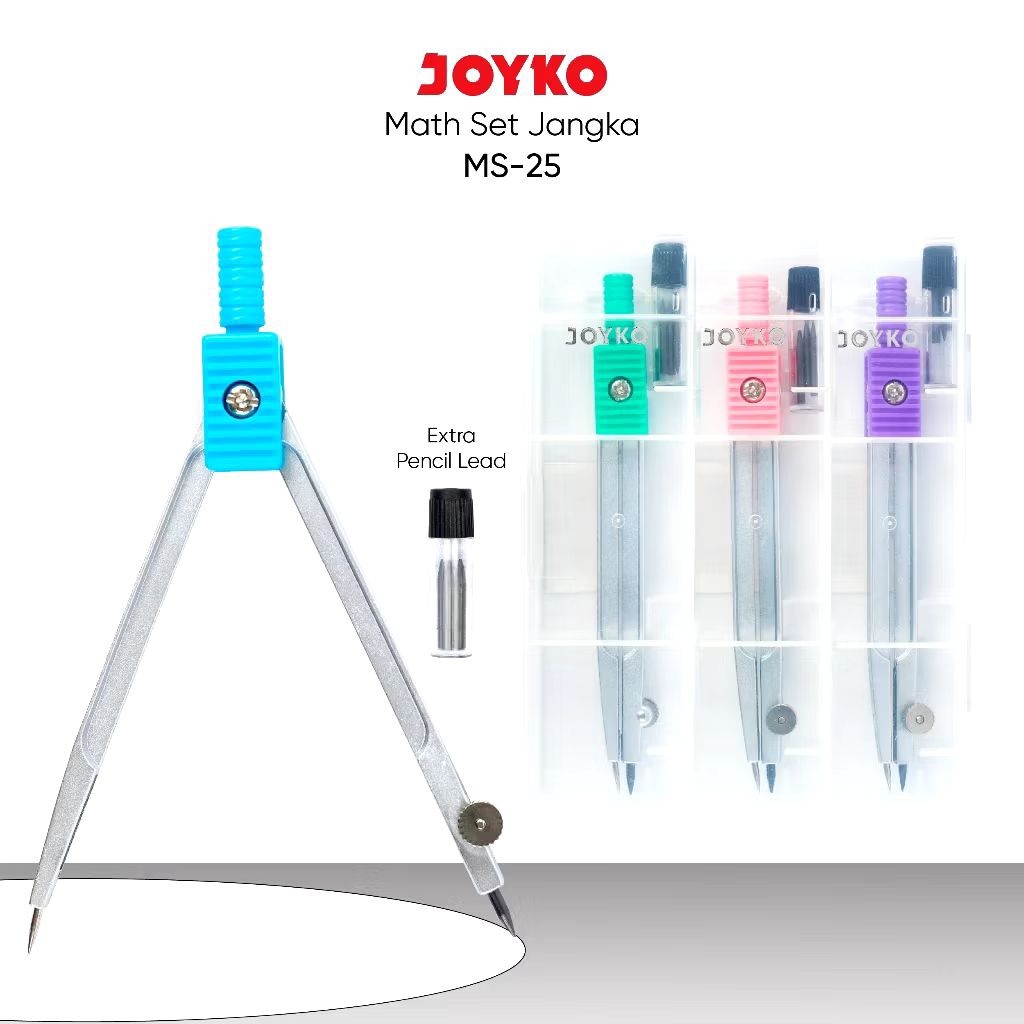 

Joyko MS-25 | Math Set | Jangka | Busur