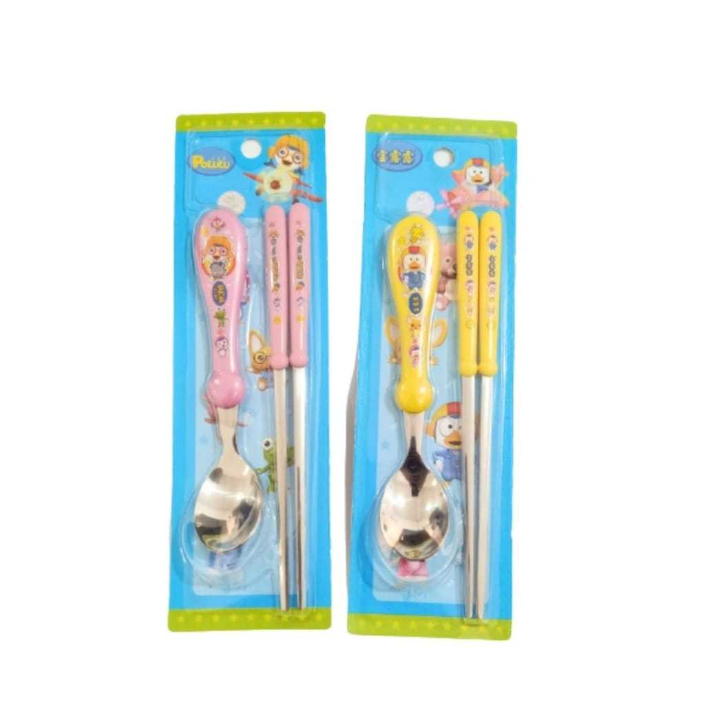 SENDOK SUMPIT SET STAINLESS/SENDOK SUMPIT ANAK/SENDOK SUMPIT KARAKTER