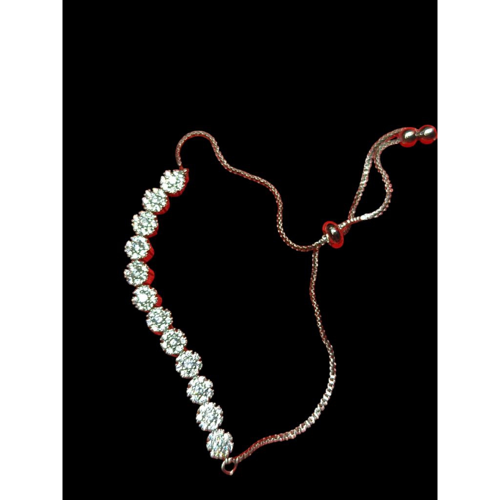 Gelang Rantai Elegan Berlian Imitasi -Adjustable Gs04Cm freebox