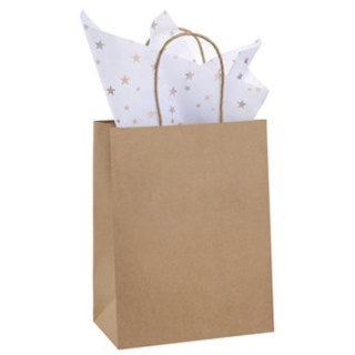

100 PCS Paperbag Foodbag lunch box 24x12x28cm Tali kertas bento box