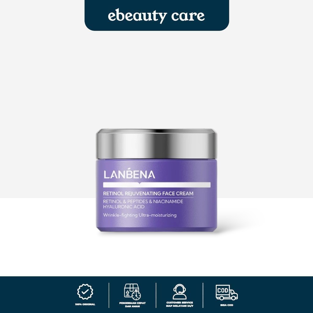 [NEW] LANBENA 3X Retinol Renewal Cream - krim antioksidan anti penuaan dan pengurang kerutan 30g