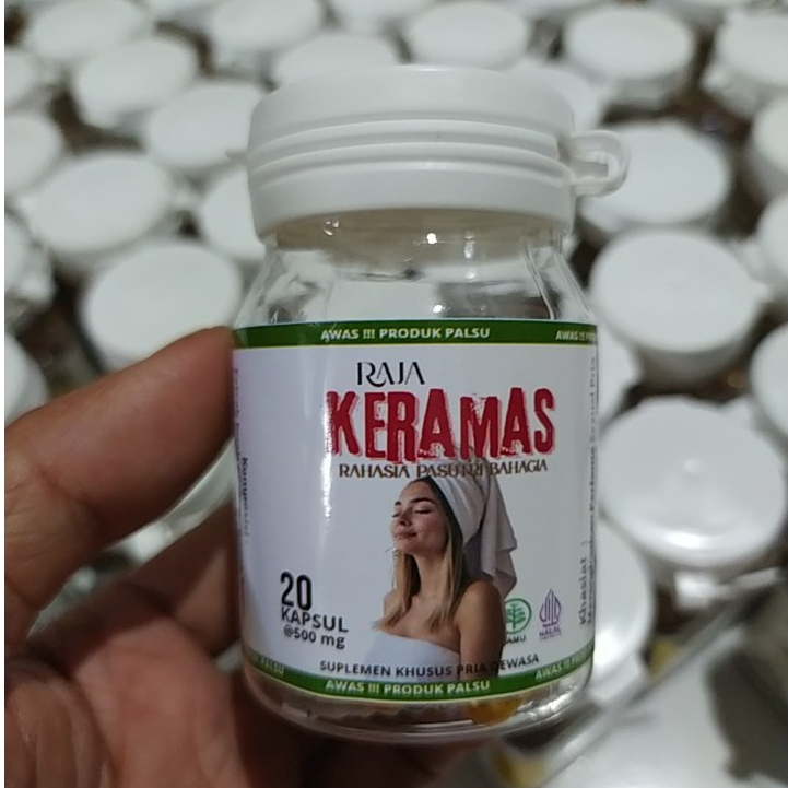 

Kapsul Raja Keramas Isi 20 butir Madu Bubuk Serbuk