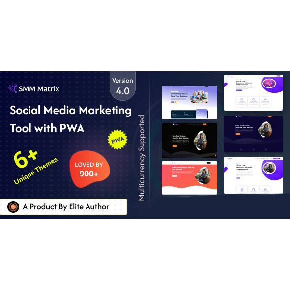 Source Code Aplikasi Matriks SMM v4.3 - Panel Pemasaran Media Sosial dengan PWA