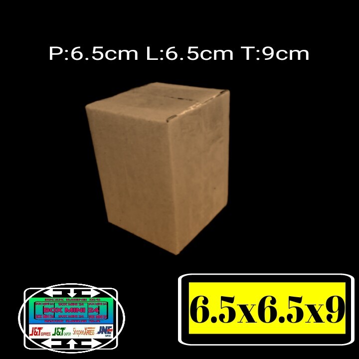 

Kardus Ukuran 6.5x6.5x9 (per 100 pcs) kardus untuk packing barang supaya lebih aman