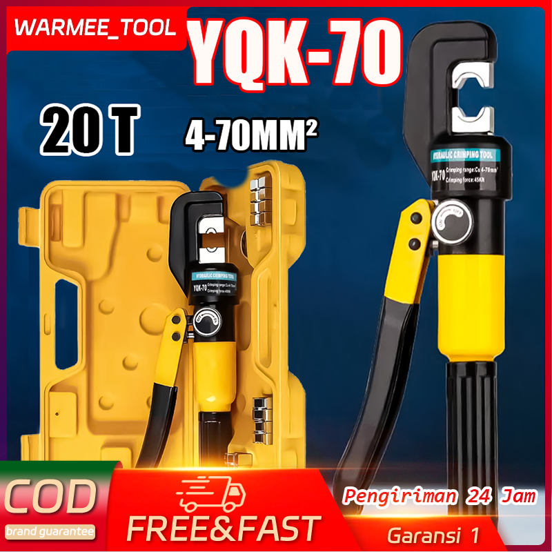 WARMEE tang crimping skun YQK-70 tang skun kabel 4-70mm tang skun 45000N crimping tool