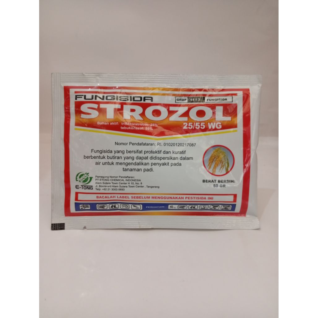 Fungisida Sistemik STROZOL 25/55 WG Mengendalikan Jamur & Bercak Daun