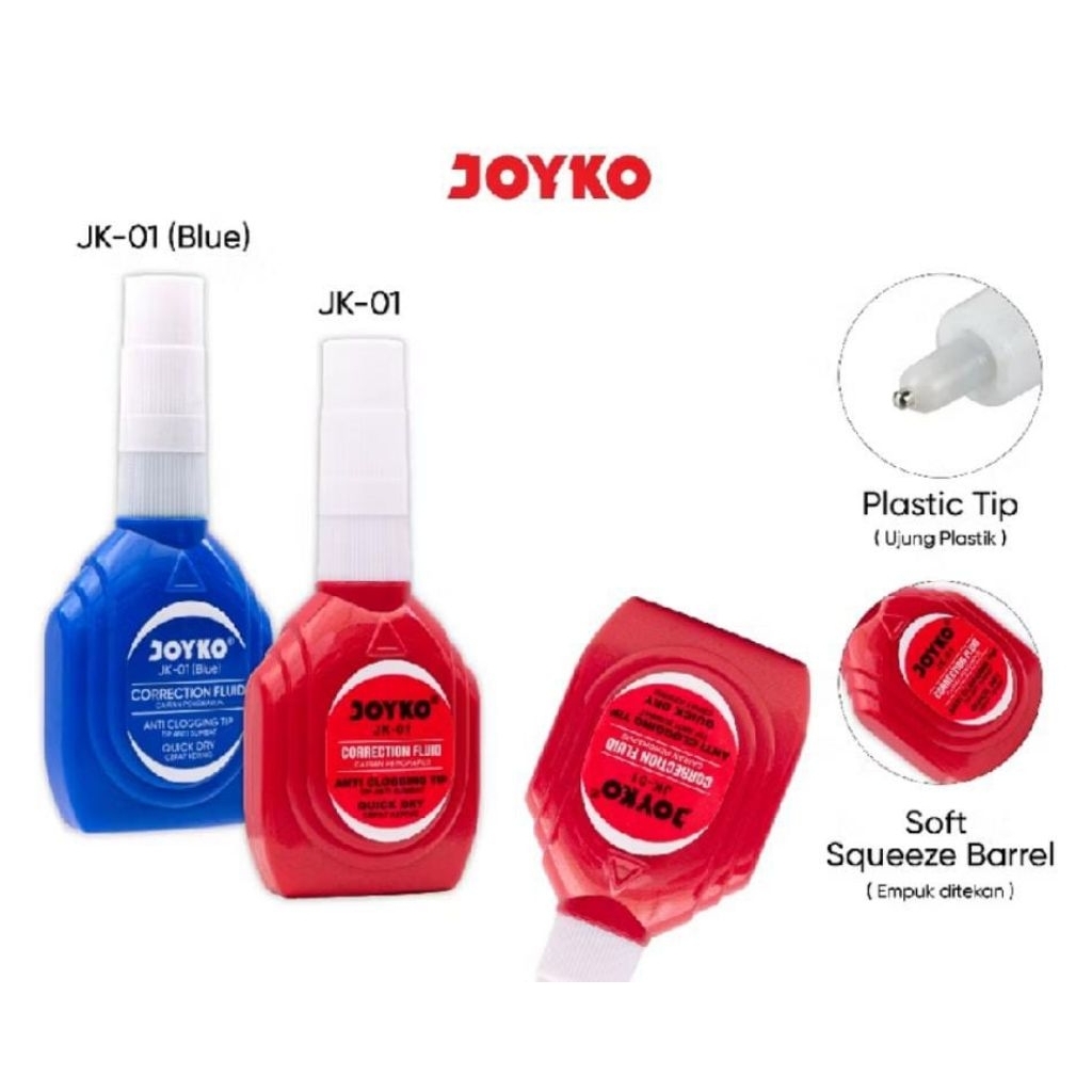 

CORRECTION Fluid Cairan Koreksi Penghapus Fair Joyko JK-01