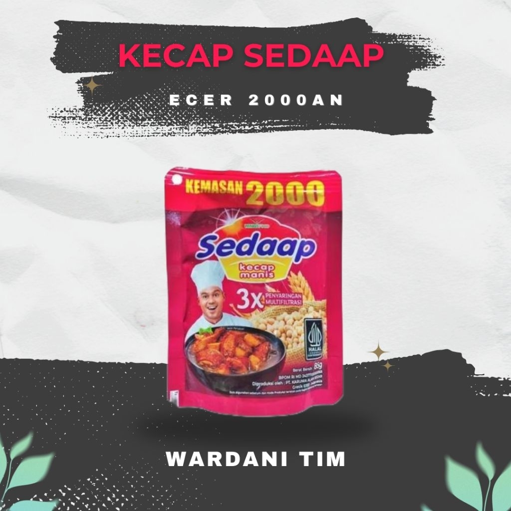 

Kecap Sedaap Manis 77g Kemasan Ecer 2000an – Kecap Praktis untuk Masakan Harian