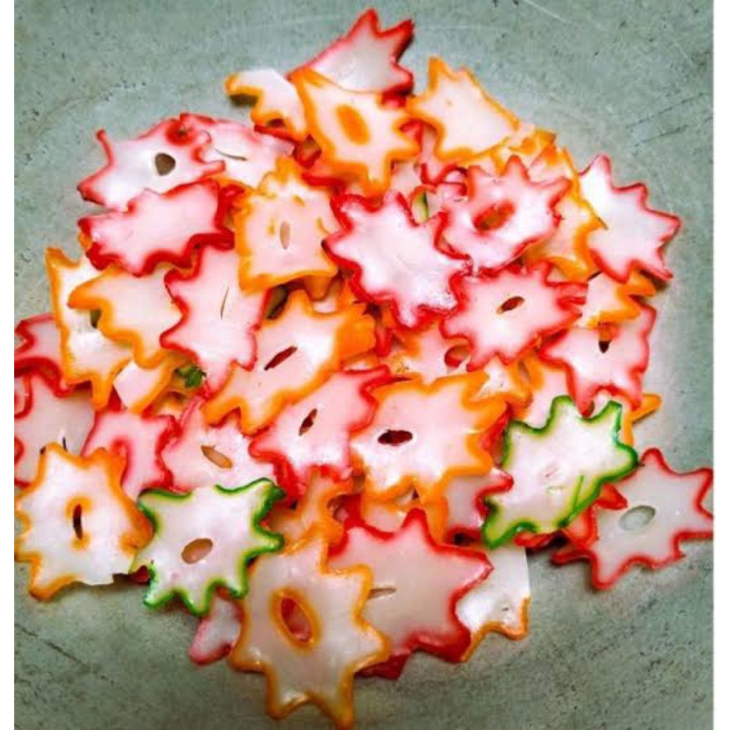 

Kerupuk Bawang Warna Warni Tersanjung 250 gr