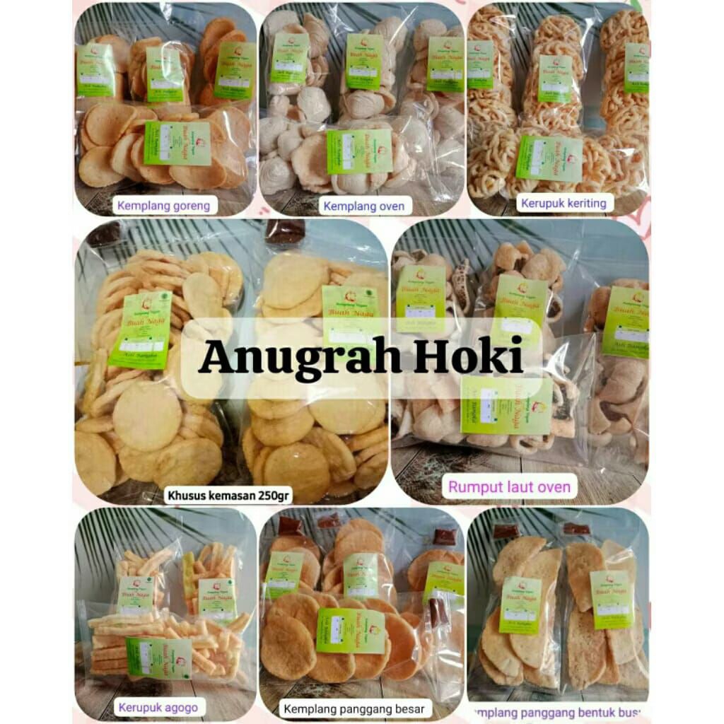 

Kemplang Kerupuk Vegan /Vegetarian Cap Buah Naga