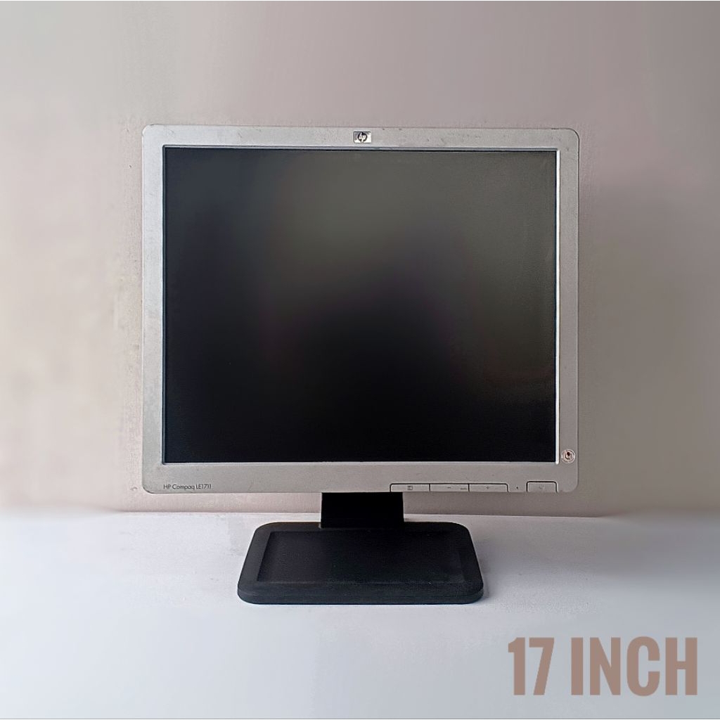 MONITOR LCD HP 17 SQUARE KONDISI SECOND