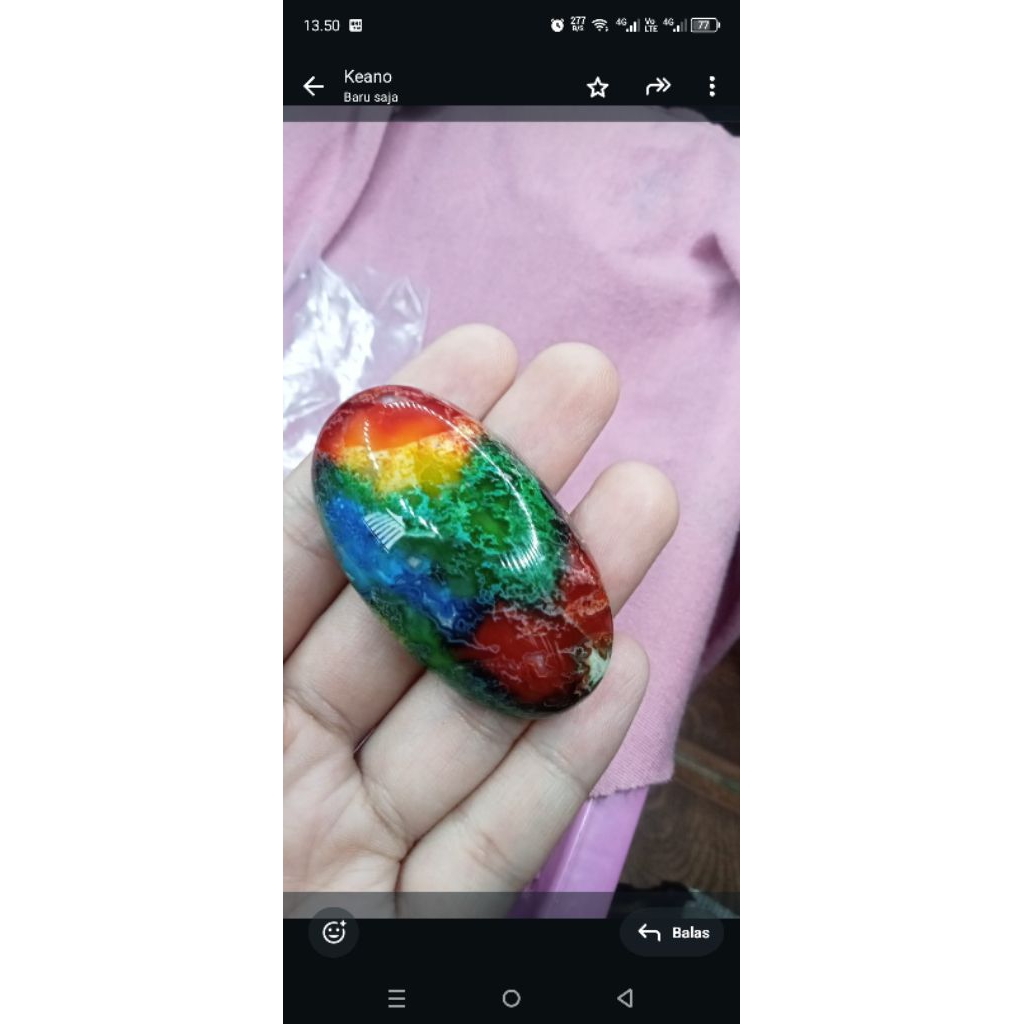 batu rubah pancawarna